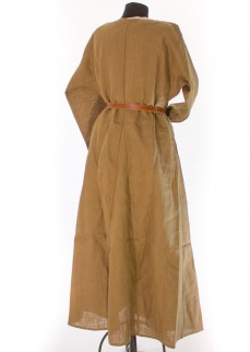 Medieval chemise in brown linen