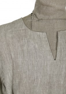 Tunic in natural linen